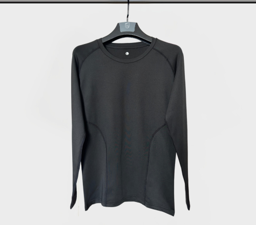 تيشيرت رياضي كم طويل اسود