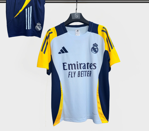 طقم ريال مدريد التمارين شورت سحاب 2025