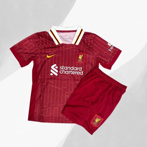 طقم ليفربول الاساسي اطفال 2024-2025