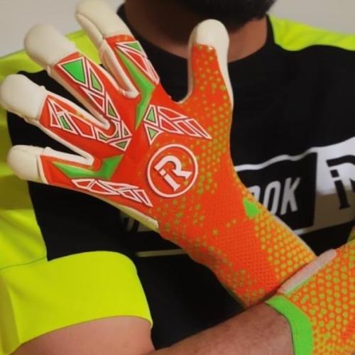 KNIT برتقالي وابيض