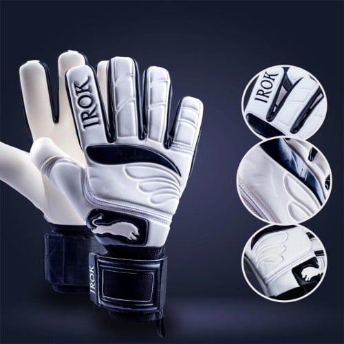 قفازات الحراسة ابيض مع اسود