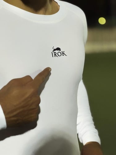 ضاغط او مشد رياضي للرجال- أبيض