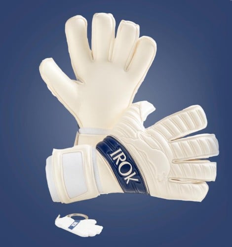 قفاز حراس ابيض وازرق PRO