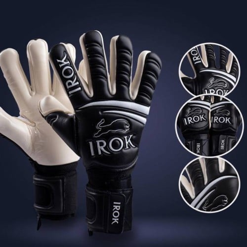 قفازات حارس مرمى برو اسود وابيض