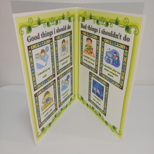 مطوية الحياة الصحية انجليزي pdf الوحدة 10للصف ثالث...