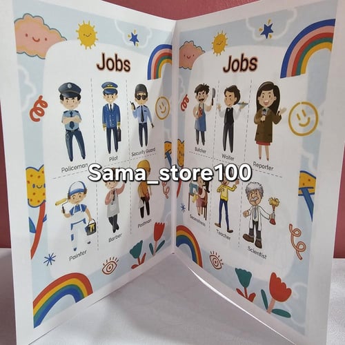 مطوية المهن انجليزي pdf الفصل الدراسي الثاني تناسب...