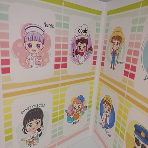 مطوية المهن انجليزي ابتدائي pdf ترسل على الواتساب...