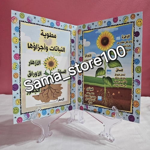 مطوية أجزاء النبات علوم pdf ابتدائي الفصل الدراسي...