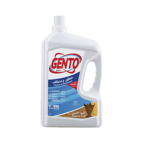 جنتو مطهر ارضيات 3 لتر برائحة العود