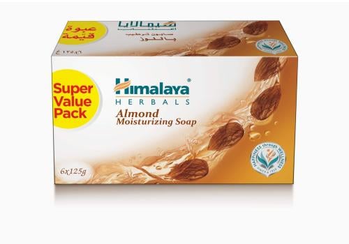 صابون هيمالايا بالأعشاب واللوز 6 × 125 غ