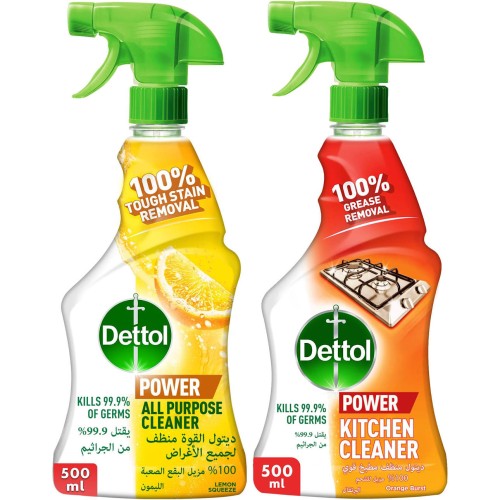 عرض ديتول بخاخ المطبخ متعدد الاستخدامات 500 مل 1+1