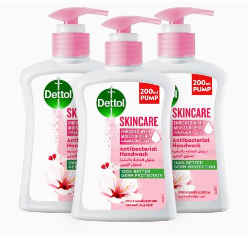 ديتول صابون سائل لليدين العناية بالبشرة , 200 مل 2...