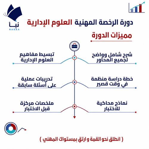 دورة الرخصة المهنية علوم إدارية