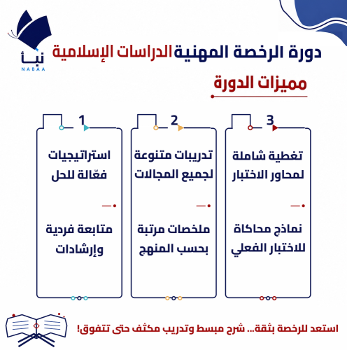دورة الرخصة المهنية دراسات إسلامية