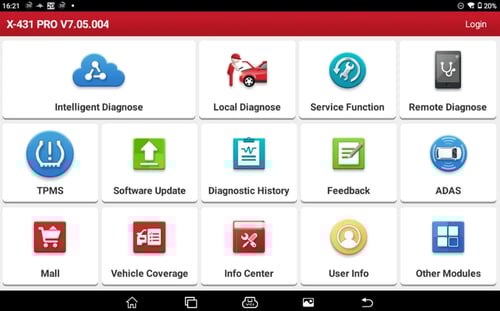 جهاز فحص السيارات لانش برو x431 Pro SE | شركة Laun...