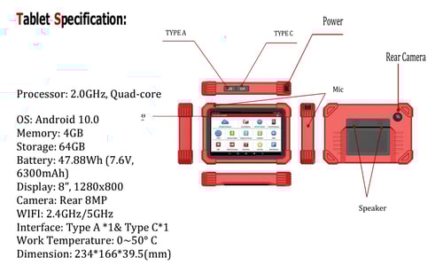جهاز فحص السيارات لانش برو x431 Pro SE | شركة Laun...
