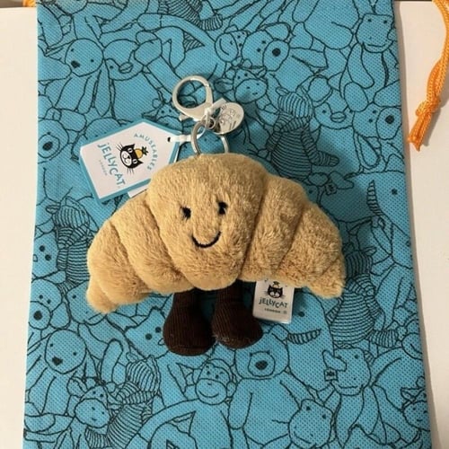 Jellycat CroissantKeychain