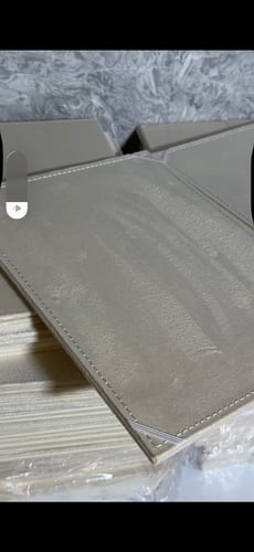 مجلة او دفتر جلد او مخمل تفصيل الون حسب الطلب