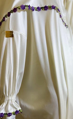 شرشف صلاة قماش قطن كويتي 100% لون بني بتصميم راقي...