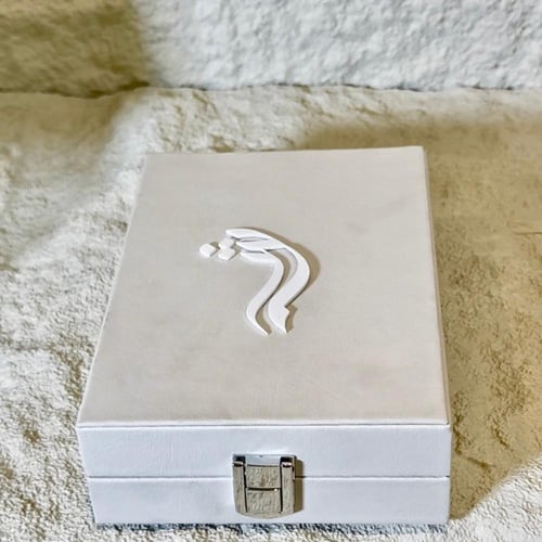 بكس رسالة العمر المخملي والجلد +ورقتين رسالة عمر ت...