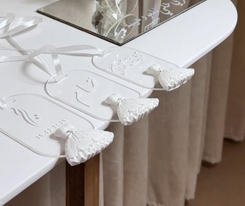 تعلقية العدد 1 فواحه لشنط الدبش شامل الاسم او العب...