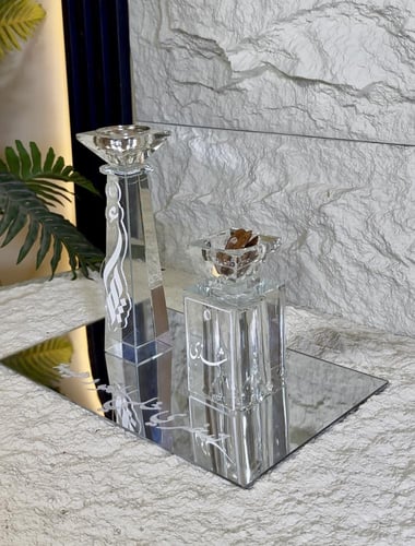 مجموعة المبخره الكريستال الفاخرة مبخرة كريستال الح...