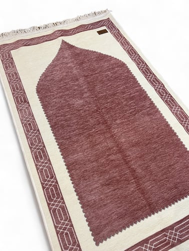 سجاده تركي انيق لون لحمي