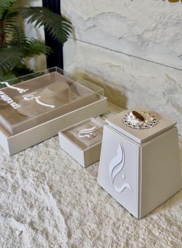 بكج العروس بوكس العقد الكبير بغطاء اكريلك +مبخره ج...