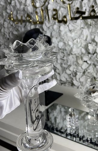 مجموعه المبخره الكرستال الفاخره تشمل مبخره شامل ال...