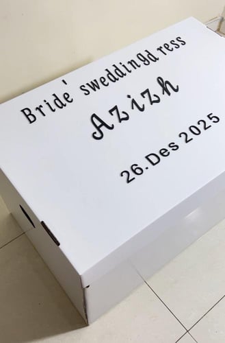 بوكس فستان العروس الحجم الكبير شامل التنسيق الكتاب...