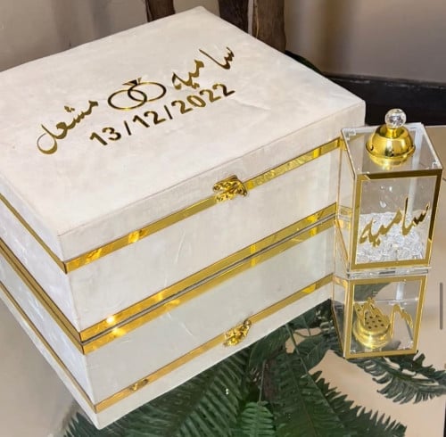 بوكس طقم العقد الفاخر الحجم الكبير مبخره اكريلك شا...