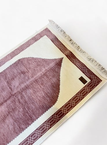 سجاده تركي انيق لون لحمي