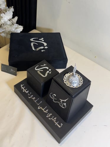 طقم العقد شامل التنسيق +محموعه المبخره شامل التنسق