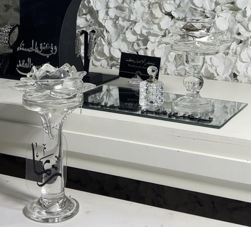 مجموعه المبخره الكرستال الفاخره تشمل مبخره شامل ال...