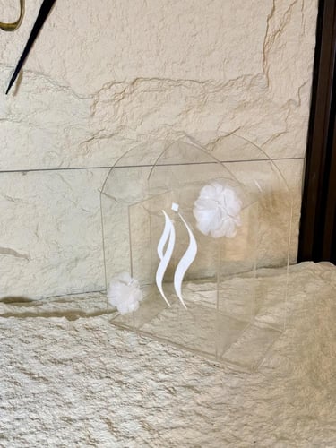 استاند مسكه عروس اكريلك شامل التنسيق