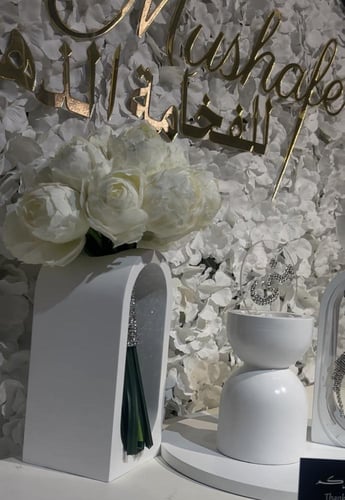 محموعة المبخره الملكية بتصميم الكريستال ٤قطع استات...