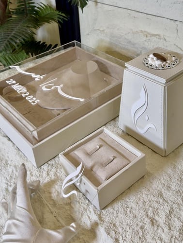 بكج العروس بوكس العقد الكبير بغطاء اكريلك +مبخره ج...