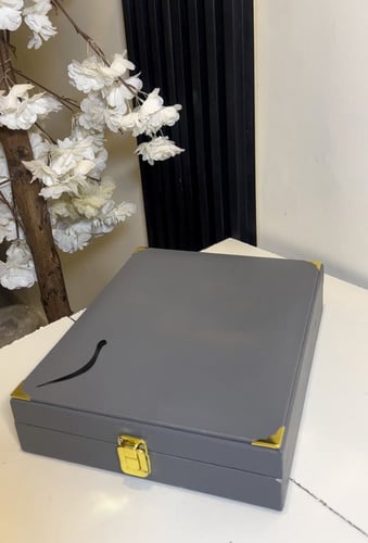 بوكس العقد الفاخر جلد شامل التنسيق