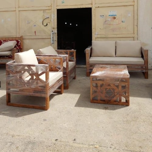 جلسات خارجية خشبية