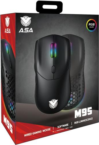 ASA M95 wired mouse black