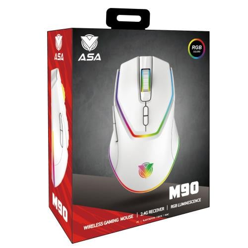 ASA M90 wireless mouse white