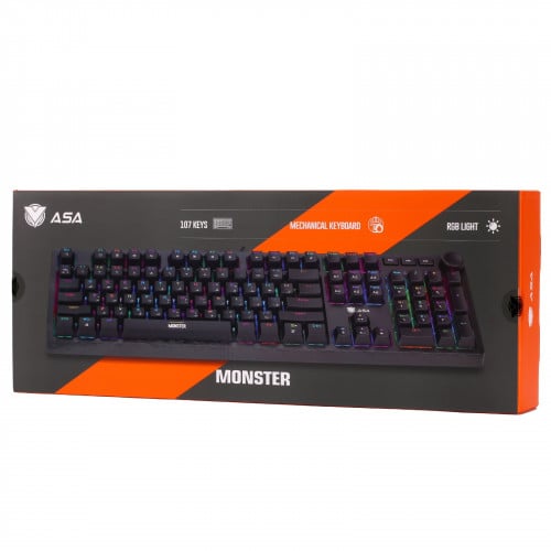 كيبورد ميكانيكي RGB- MONSTER من ASA