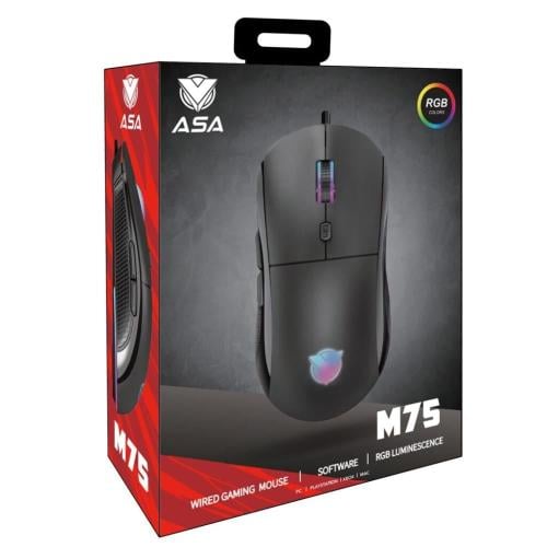 ASA M75 wired mouse black