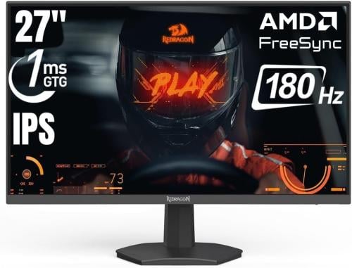 Redjwan 27-inch screen, full HD quality, 180 Hz refresh rate