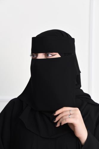 نقاب مطاط مستقيم قصير