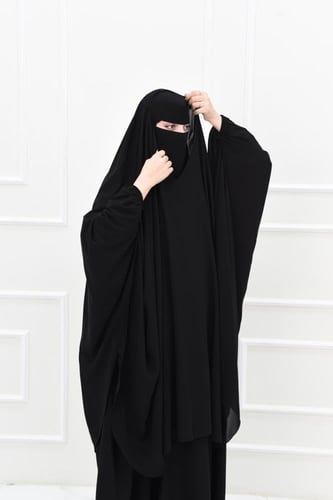 خمار اسلامي بكم مطاط