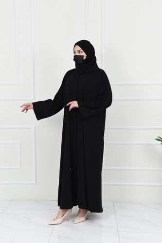 عباية تطريز يدوي بالكم