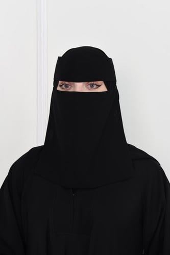 نقاب مطاط منكس طويل