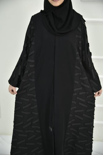 عباية بناتي كاجوال بطقطق وشراشيب مميزة