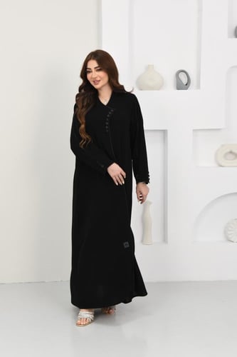 عبايه سودا كلاسيكي